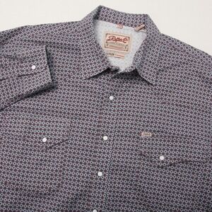 Rafter C Men's 3XB Big & Tall Western Shirt Pro Flex Performance Pearl Snap Long